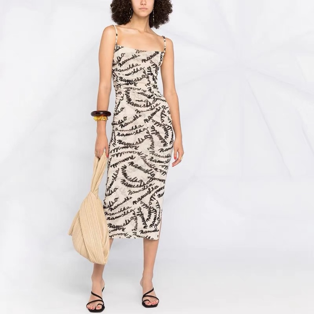 Nanushka Alexa Scribble Dress
